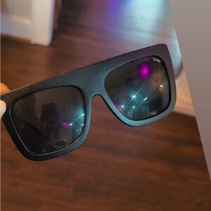 Quay Cafe Racer 125 Black Square 🕶️ Sunglasses
